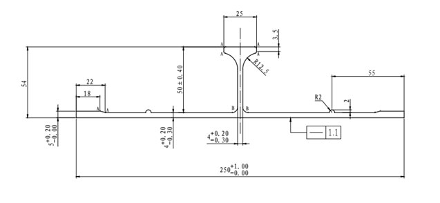 marine aluminum ribbed plate