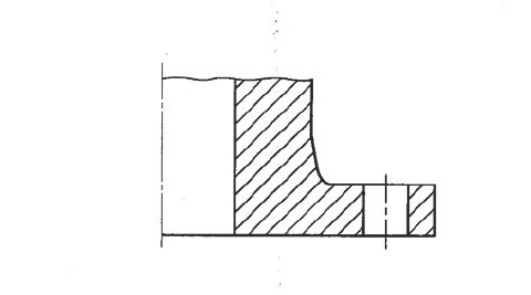 raised face aluminum flange