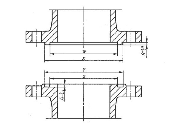 Tongue aluminum flange