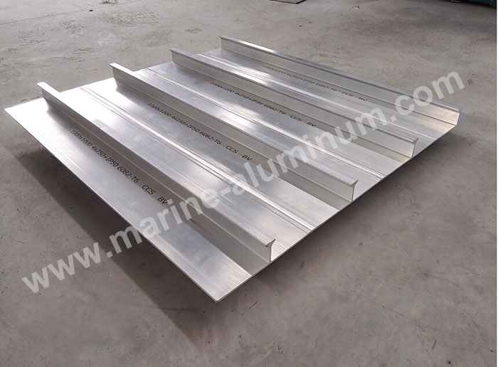 aluminum ribbed plate