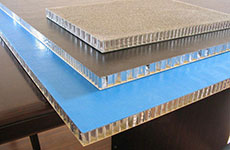 Marine aluminum honeycomb panels