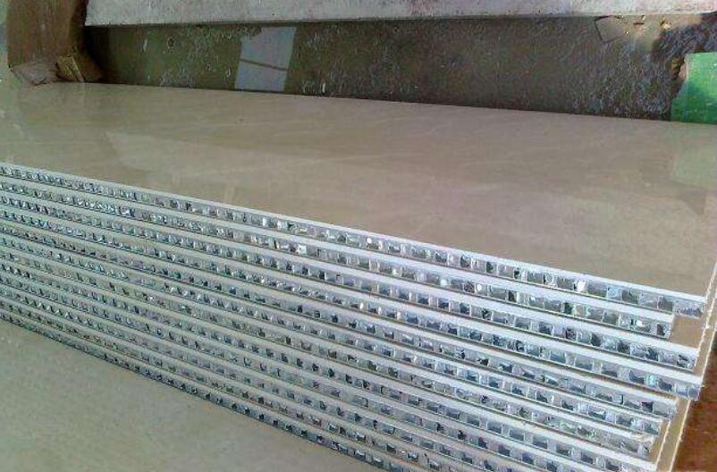 Marine aluminum honeycomb panel structure